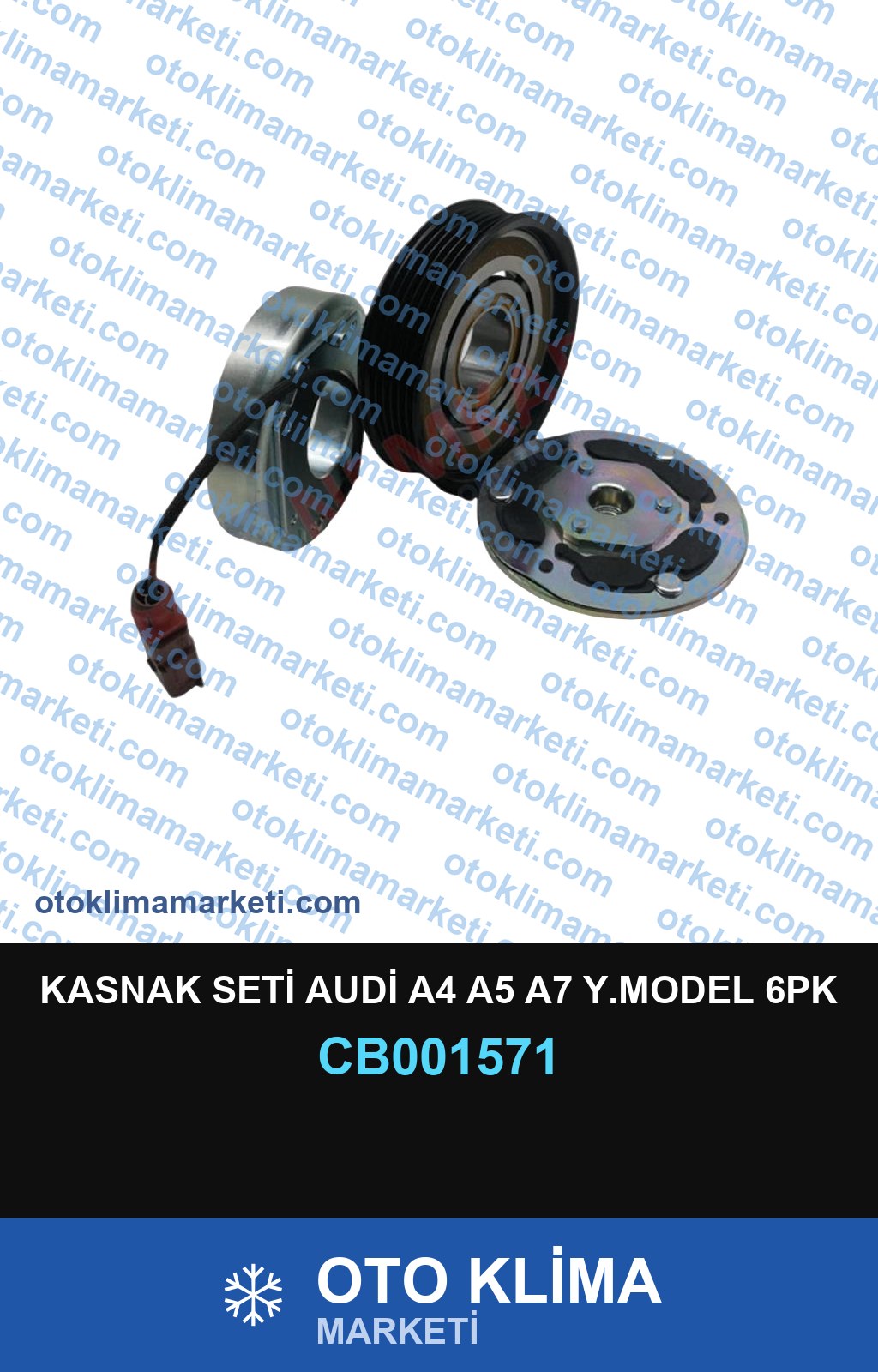 KASNAK SETİ AUDİ A4 A5 A7 Y.MODEL 6PK