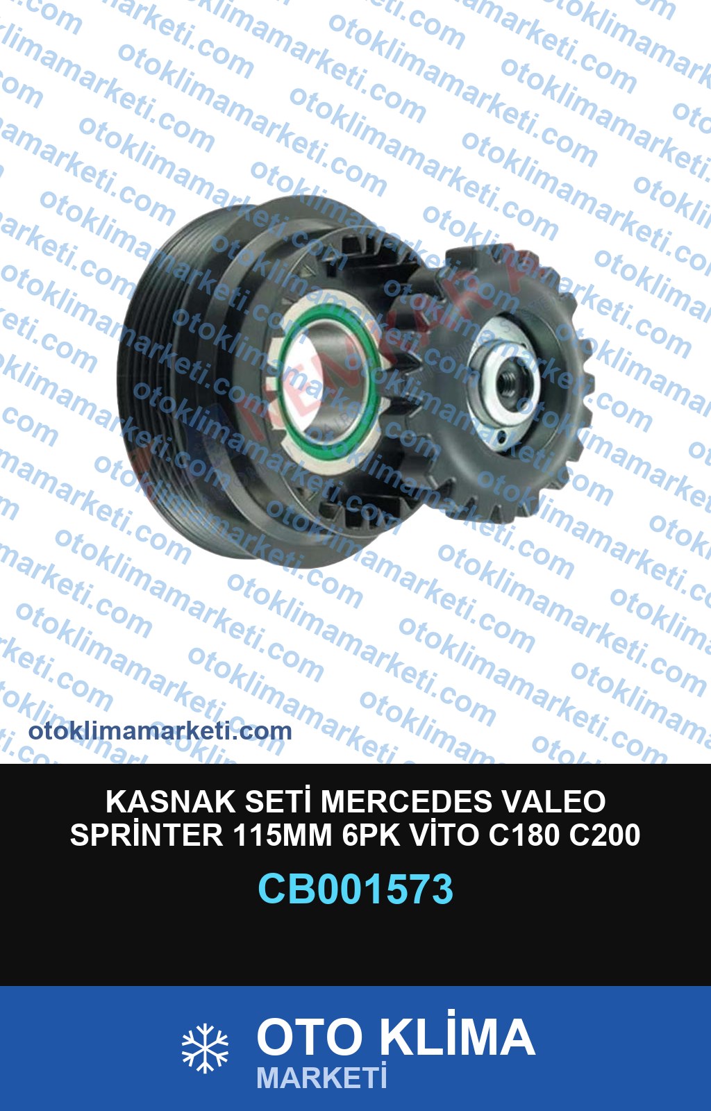KASNAK SETİ MERCEDES VALEO SPRİNTER 115MM 6PK VİTO C180 C200 W211 E250