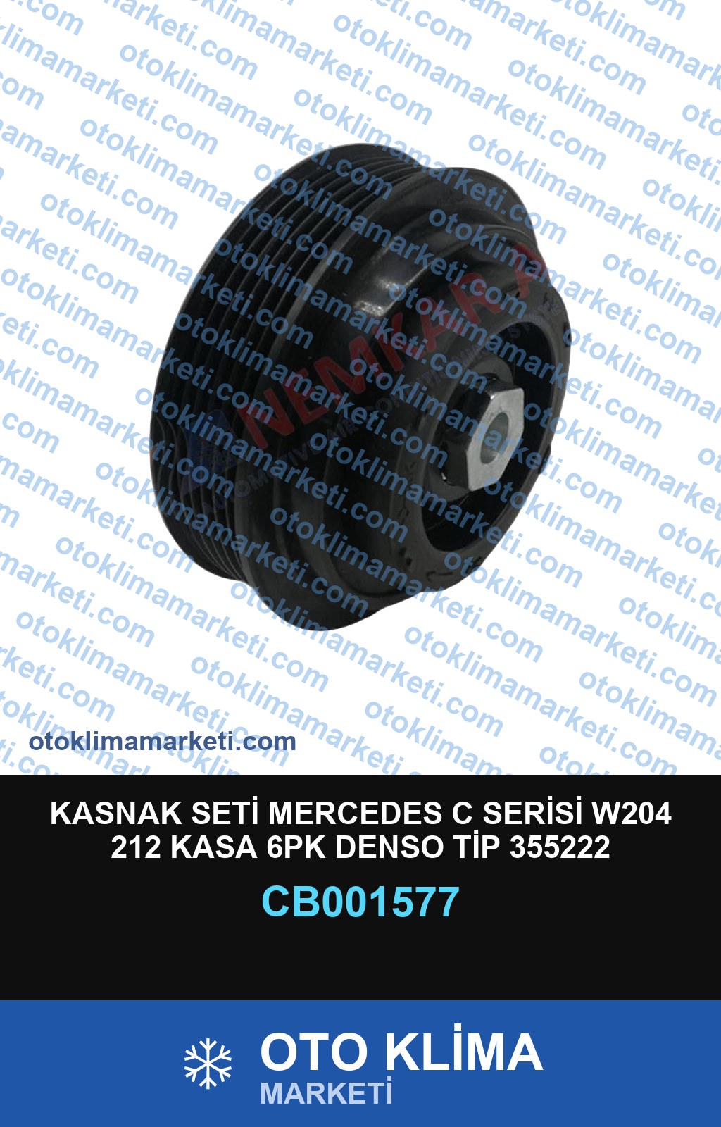 KASNAK SETİ MERCEDES C SERİSİ W204 212 KASA 6PK DENSO TİP 355222