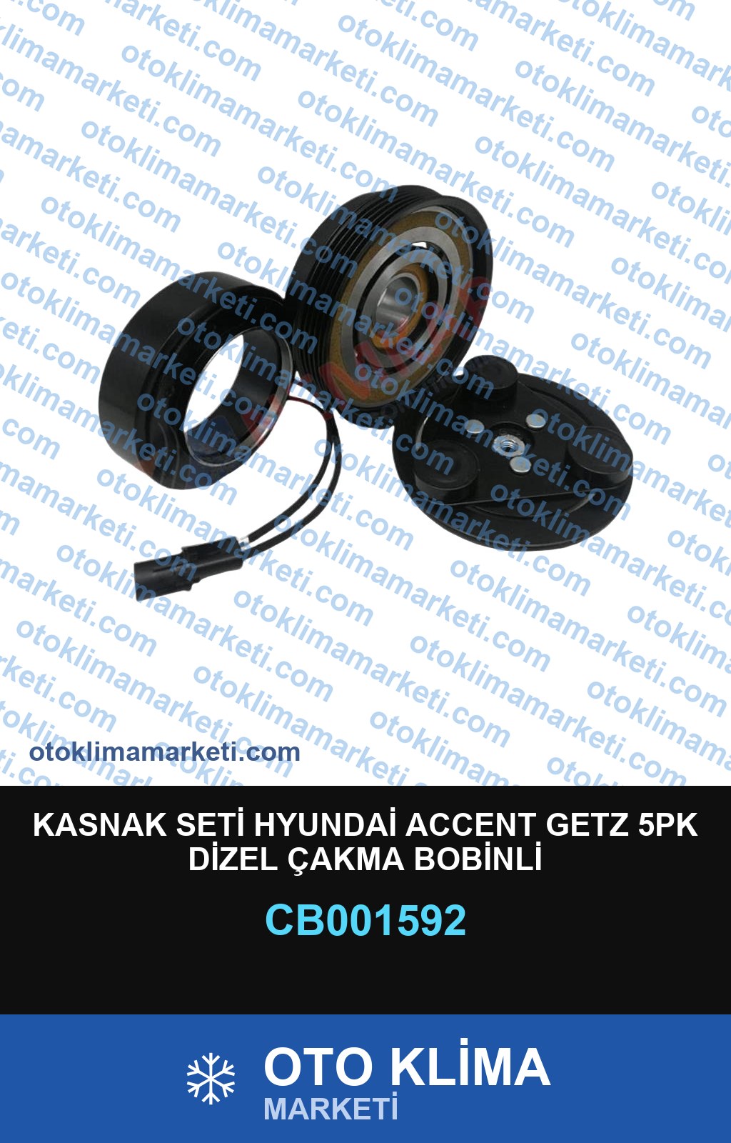 KASNAK SETİ HYUNDAİ ACCENT GETZ 5PK DİZEL ÇAKMA BOBİNLİ