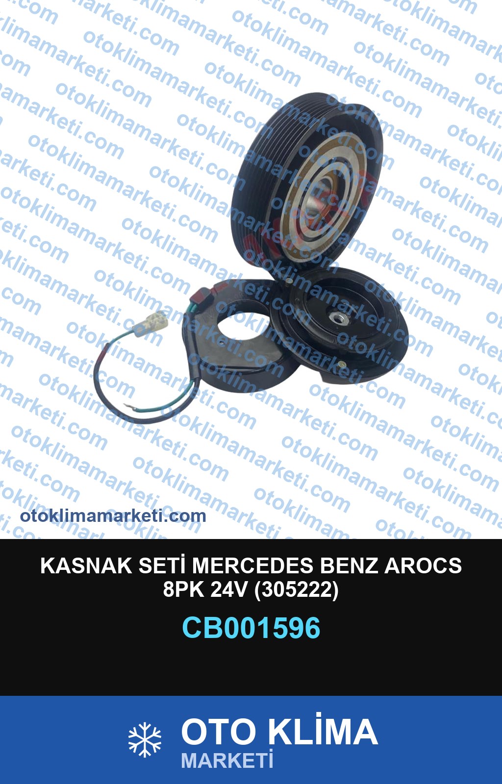 KASNAK SETİ MERCEDES BENZ AROCS 8PK 24V (305222)