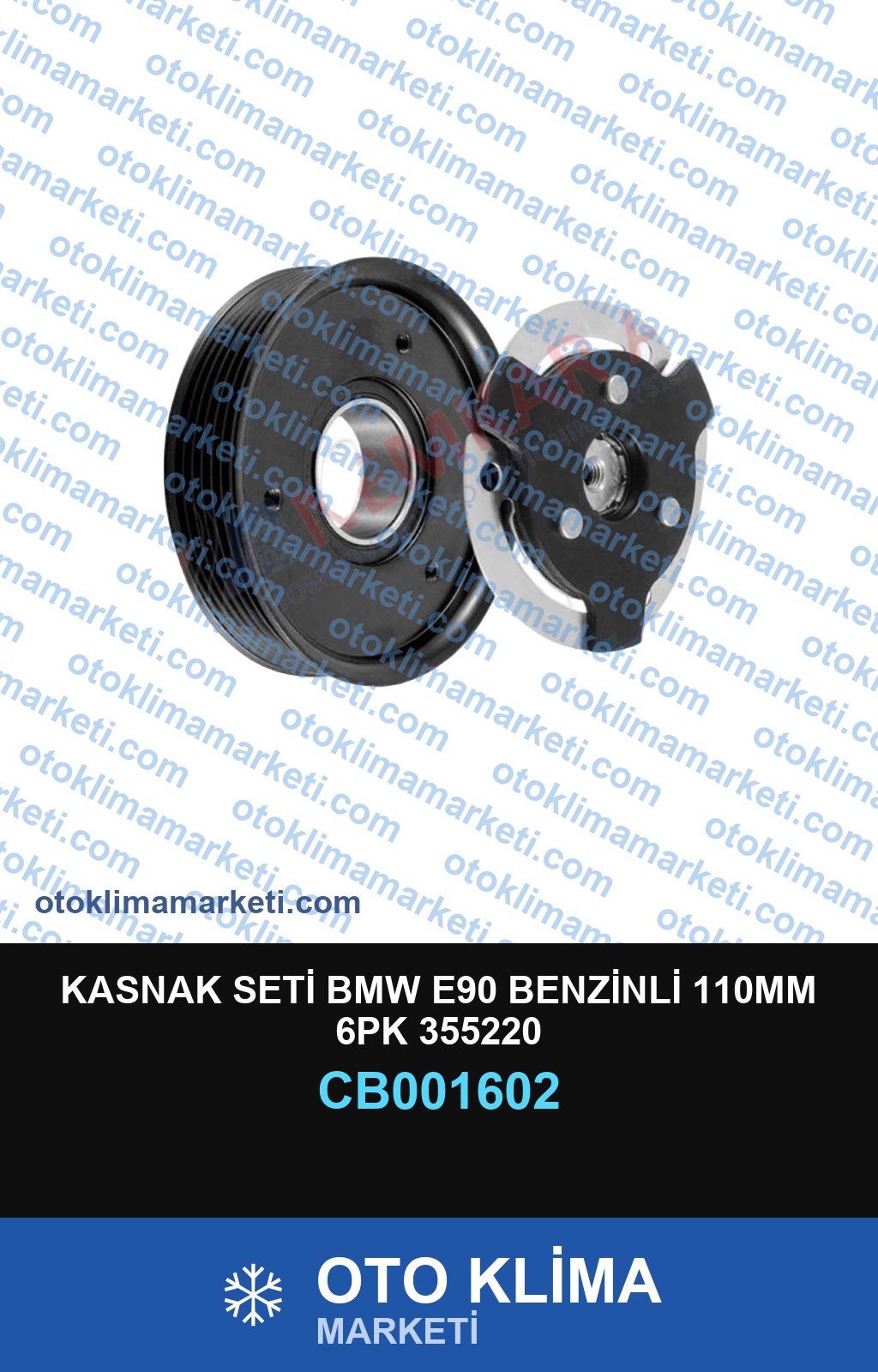 KASNAK SETİ BMW E90 BENZİNLİ 110MM 6PK 355220