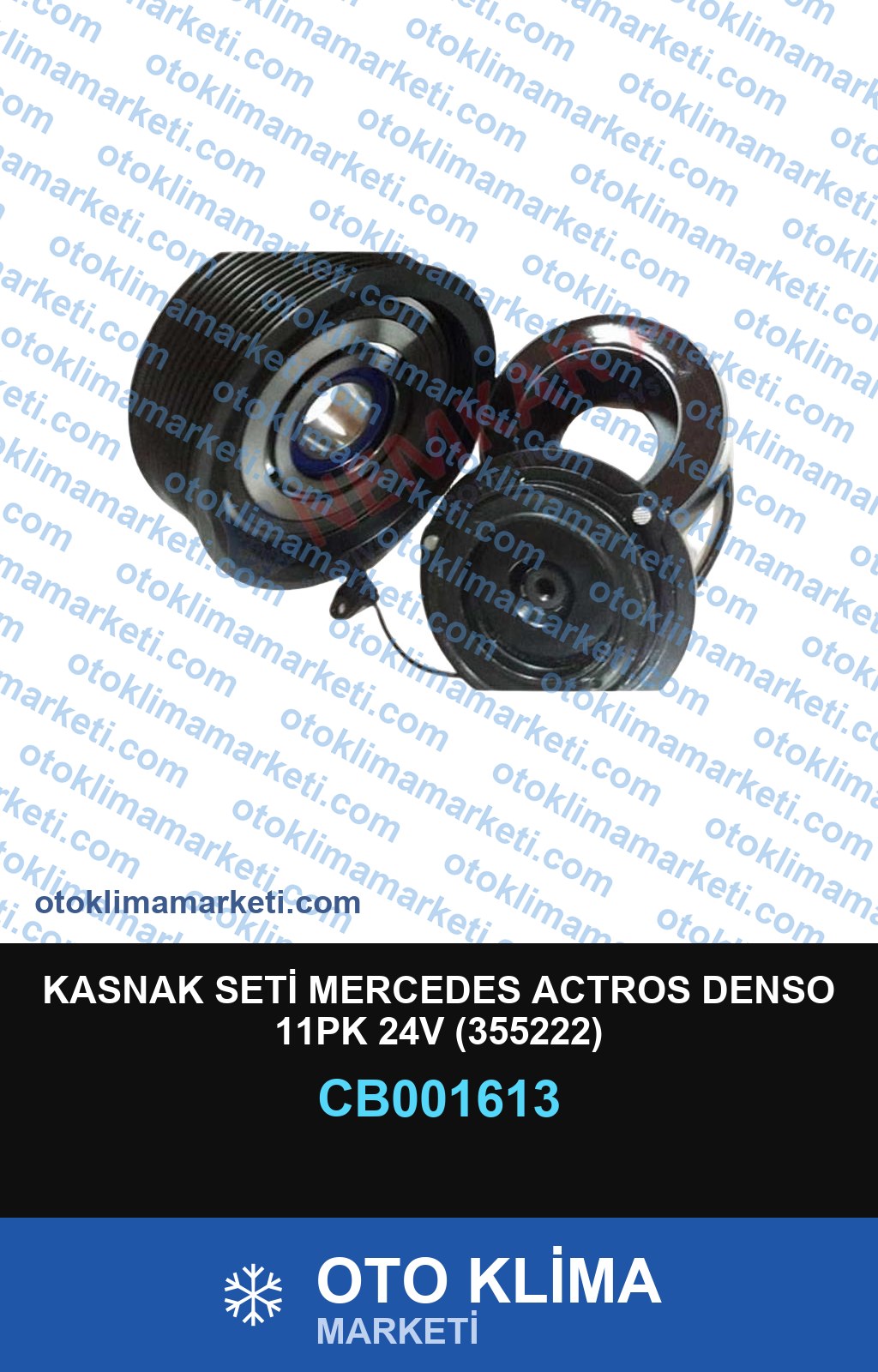 KASNAK SETİ MERCEDES ACTROS DENSO 11PK 24V (355222)