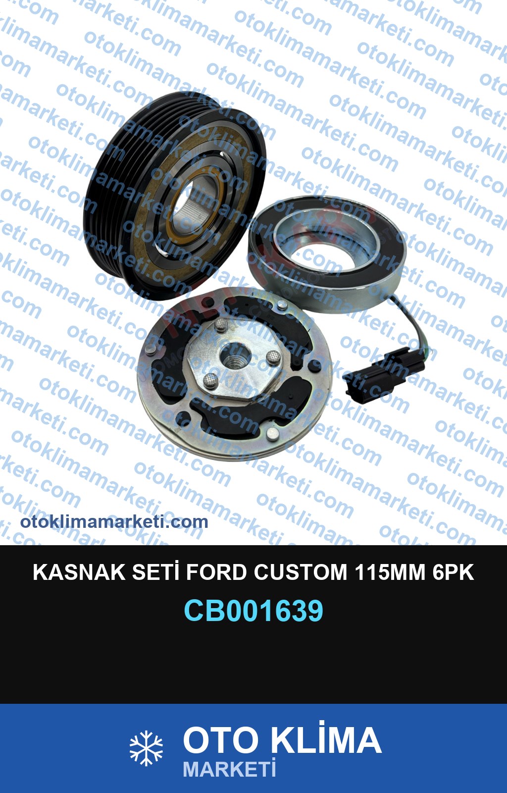 KASNAK SETİ FORD CUSTOM 115MM 6PK