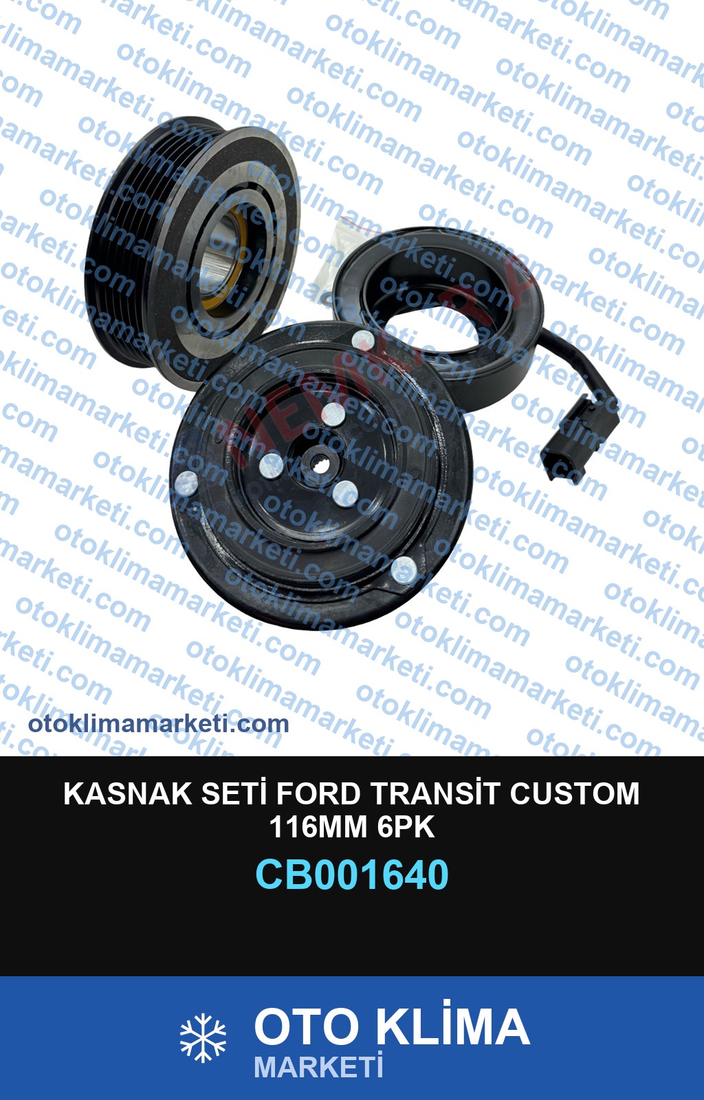 KASNAK SETİ FORD TRANSİT CUSTOM 116MM 6PK