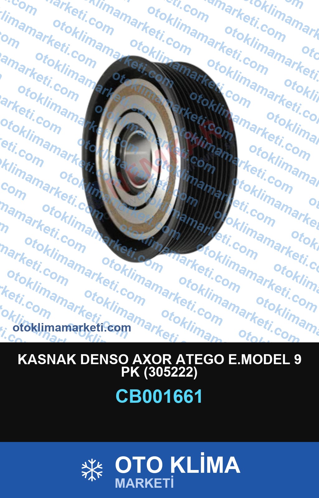 KASNAK DENSO AXOR ATEGO E.MODEL 9 PK (305222)