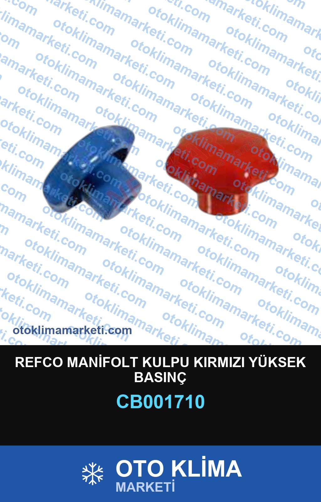 REFCO MANİFOLT KULPU KIRMIZI YÜKSEK BASINÇ