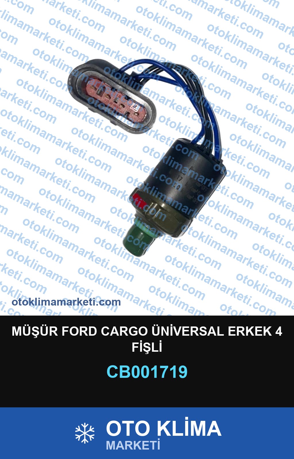 MÜŞÜR FORD CARGO ÜNİVERSAL ERKEK 4 FİŞLİ