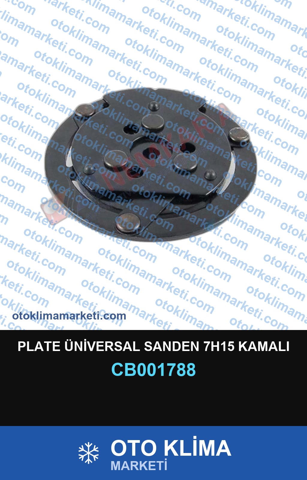 PLATE ÜNİVERSAL SANDEN 7H15 KAMALI
