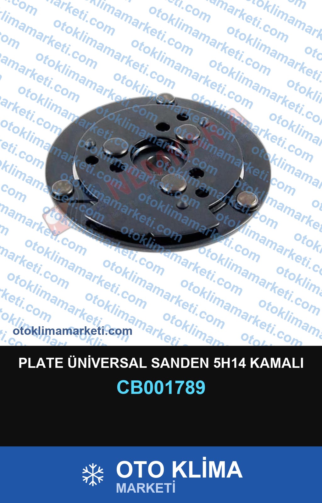 PLATE ÜNİVERSAL SANDEN 5H14 KAMALI