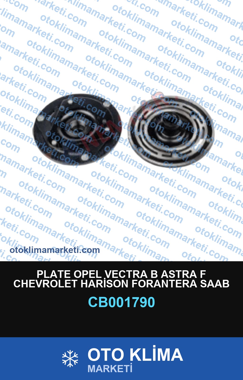 PLATE OPEL VECTRA B ASTRA F CHEVROLET HARİSON FORANTERA SAAB OMEGA