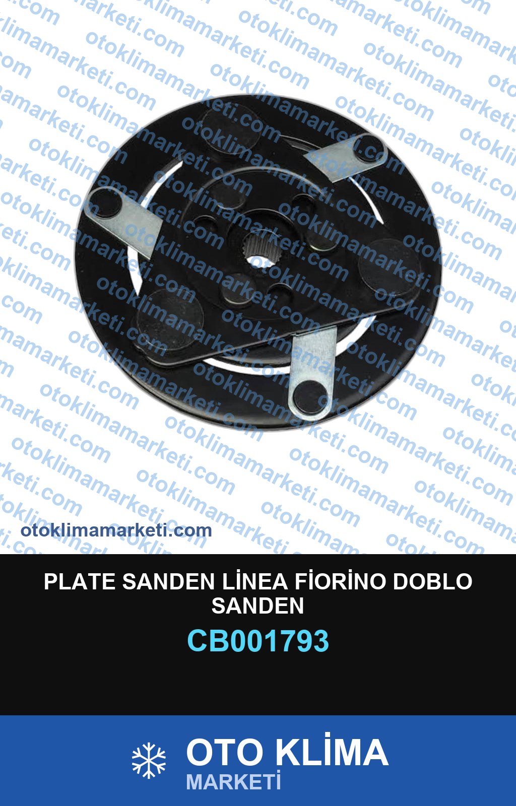 PLATE SANDEN LİNEA FİORİNO DOBLO SANDEN