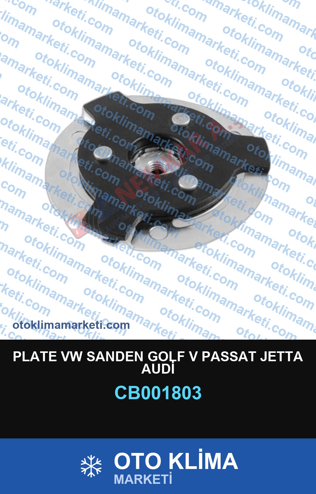 PLATE VW SANDEN GOLF V PASSAT JETTA AUDİ