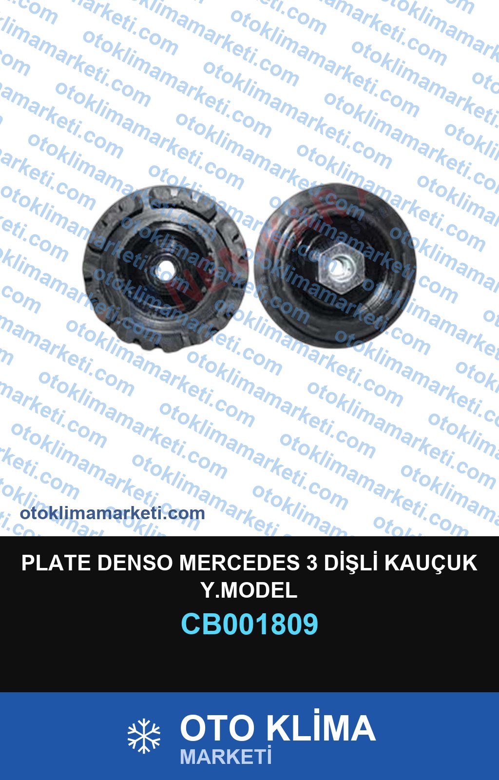 PLATE DENSO MERCEDES 3 DİŞLİ KAUÇUK Y.MODEL
