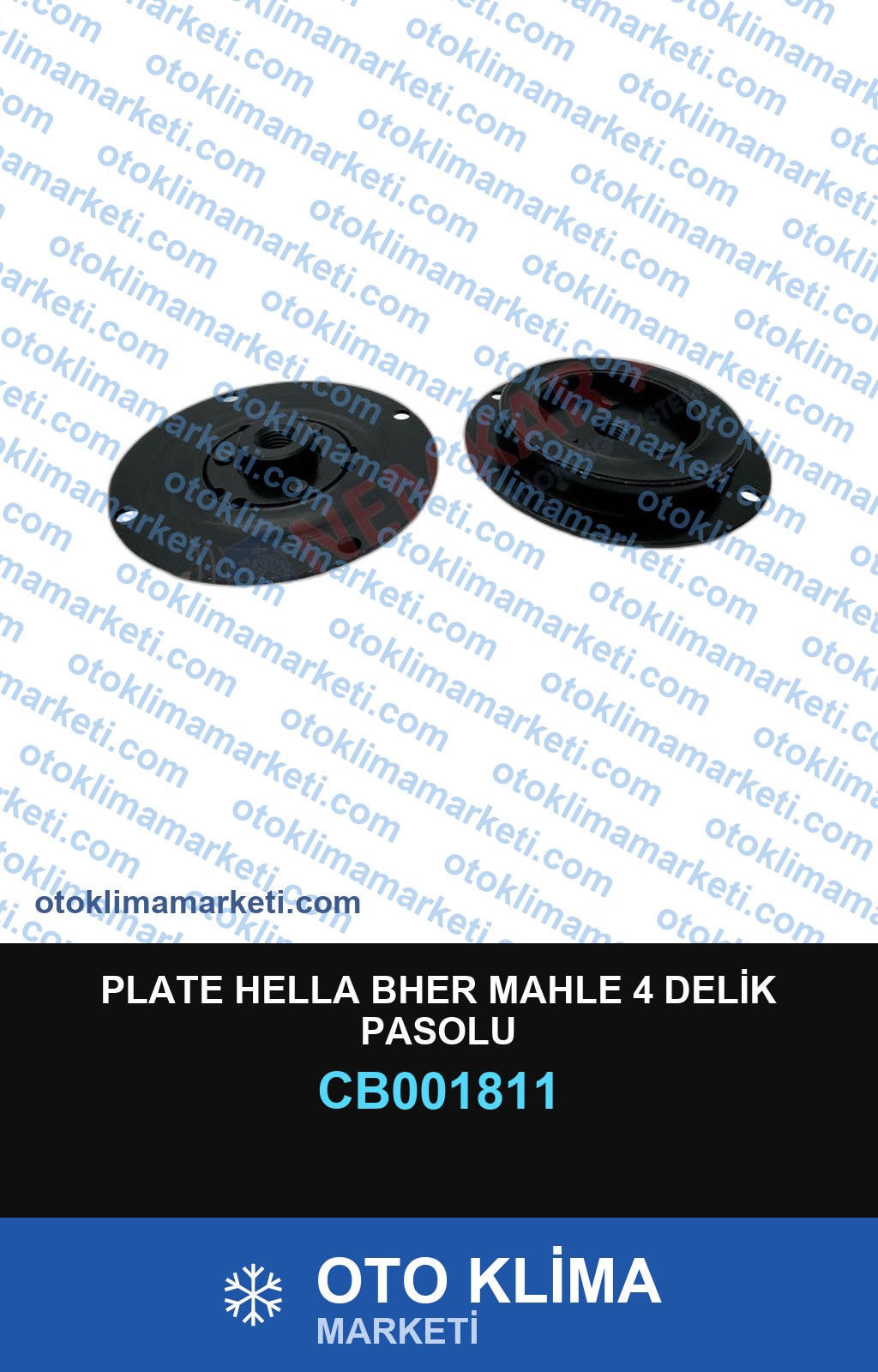 PLATE HELLA BHER MAHLE 4 DELİK PASOLU