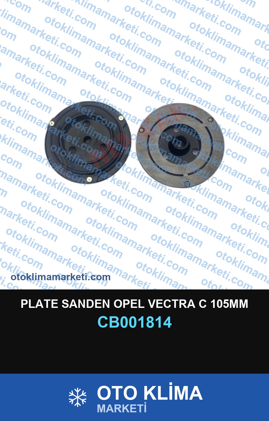 PLATE SANDEN OPEL VECTRA C 105MM