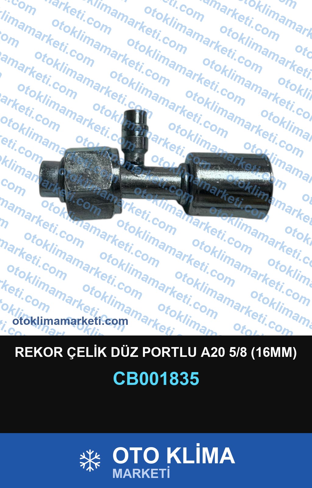 REKOR ÇELİK DÜZ PORTLU A20 5/8 (16MM)