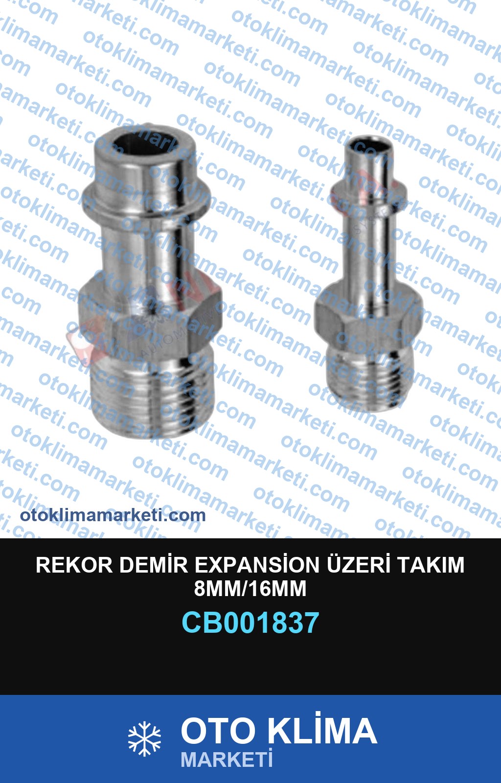 REKOR DEMİR EXPANSİON ÜZERİ TAKIM 8MM/16MM