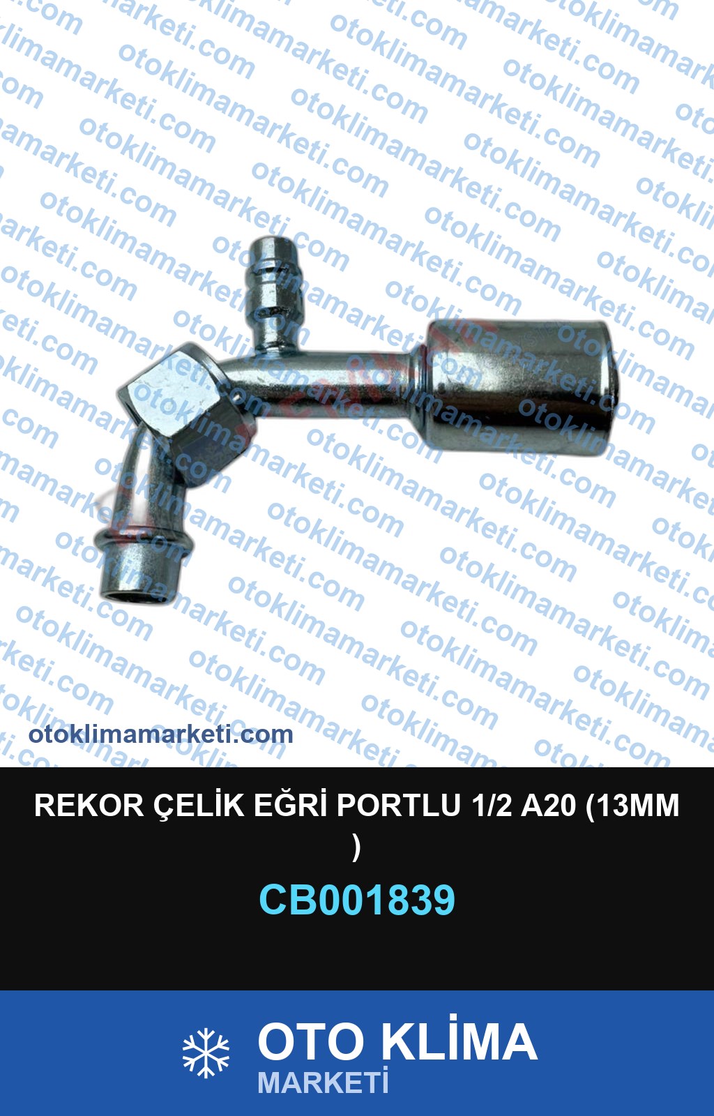 REKOR ÇELİK EĞRİ PORTLU 1/2 A20 (13MM )