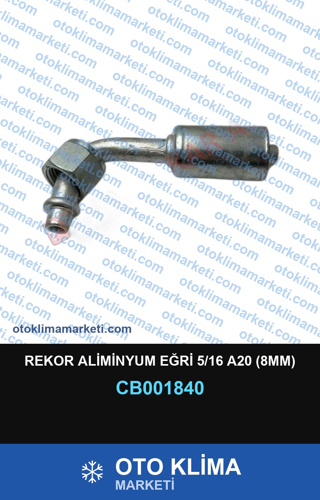 REKOR ALİMİNYUM EĞRİ 5/16 A20 (8MM)