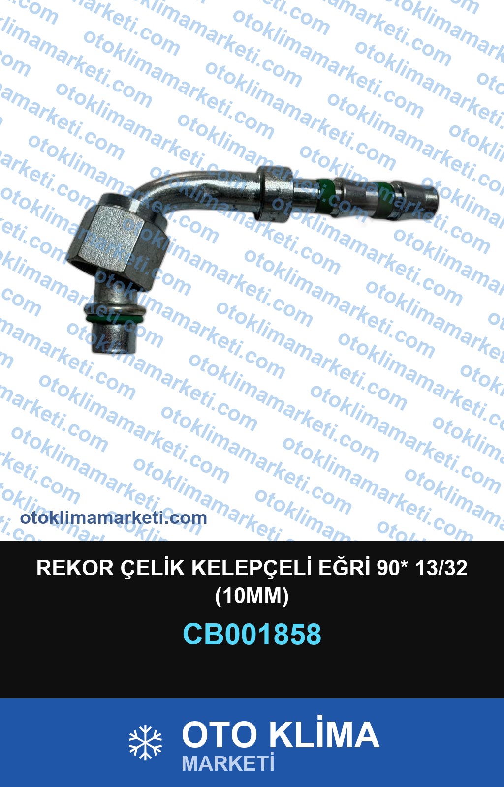 REKOR ÇELİK KELEPÇELİ EĞRİ 90* 13/32 (10MM)