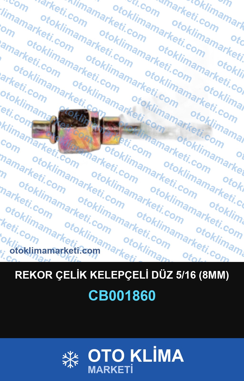 REKOR ÇELİK KELEPÇELİ DÜZ 5/16 (8MM)