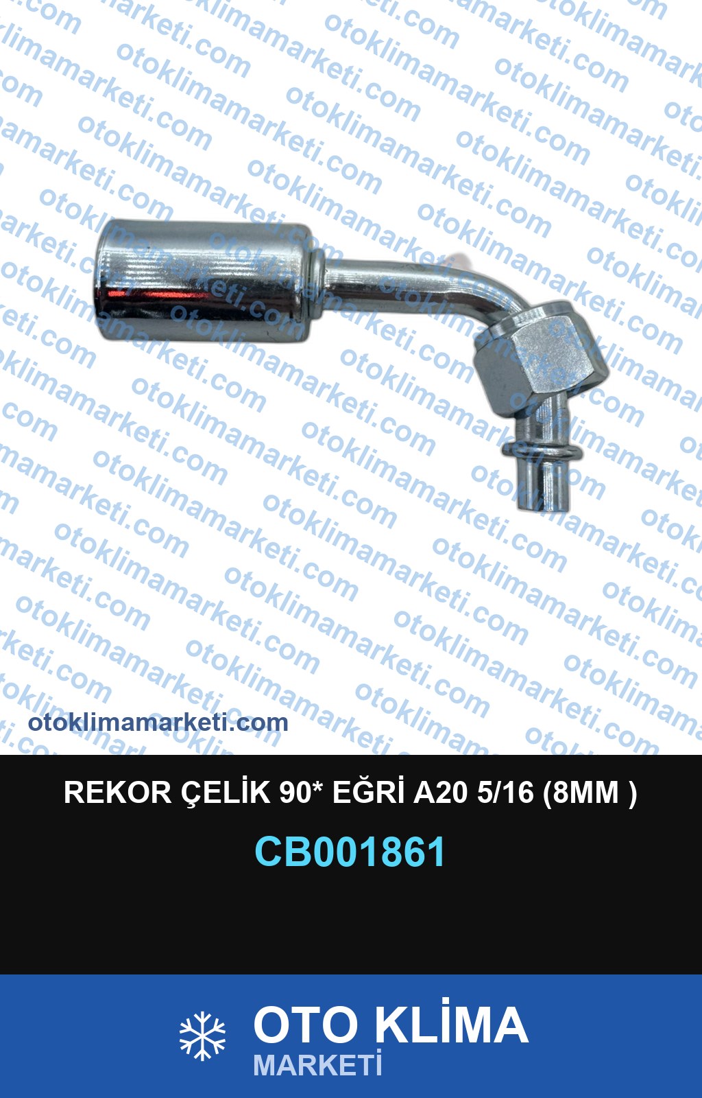 REKOR ÇELİK 90* EĞRİ A20 5/16 (8MM )