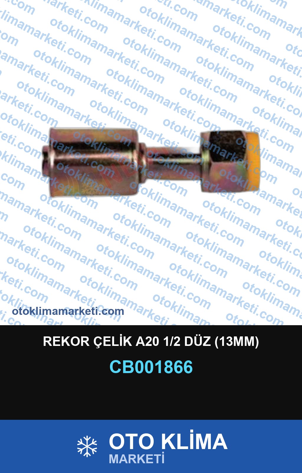 REKOR ÇELİK A20 1/2 DÜZ (13MM)