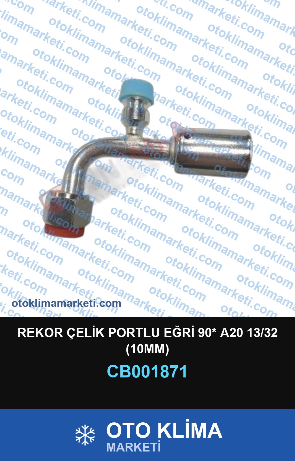 REKOR ÇELİK PORTLU EĞRİ 90* A20 13/32 (10MM)