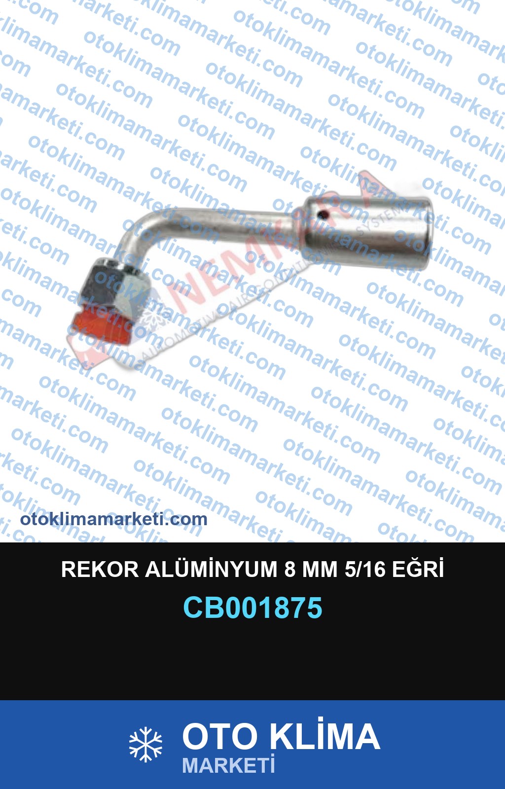 REKOR ALÜMİNYUM 8 MM 5/16 EĞRİ