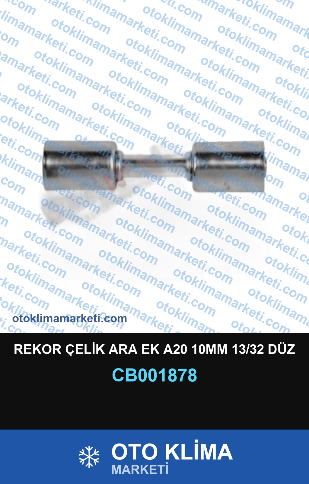 REKOR ÇELİK ARA EK A20 10MM 13/32 DÜZ