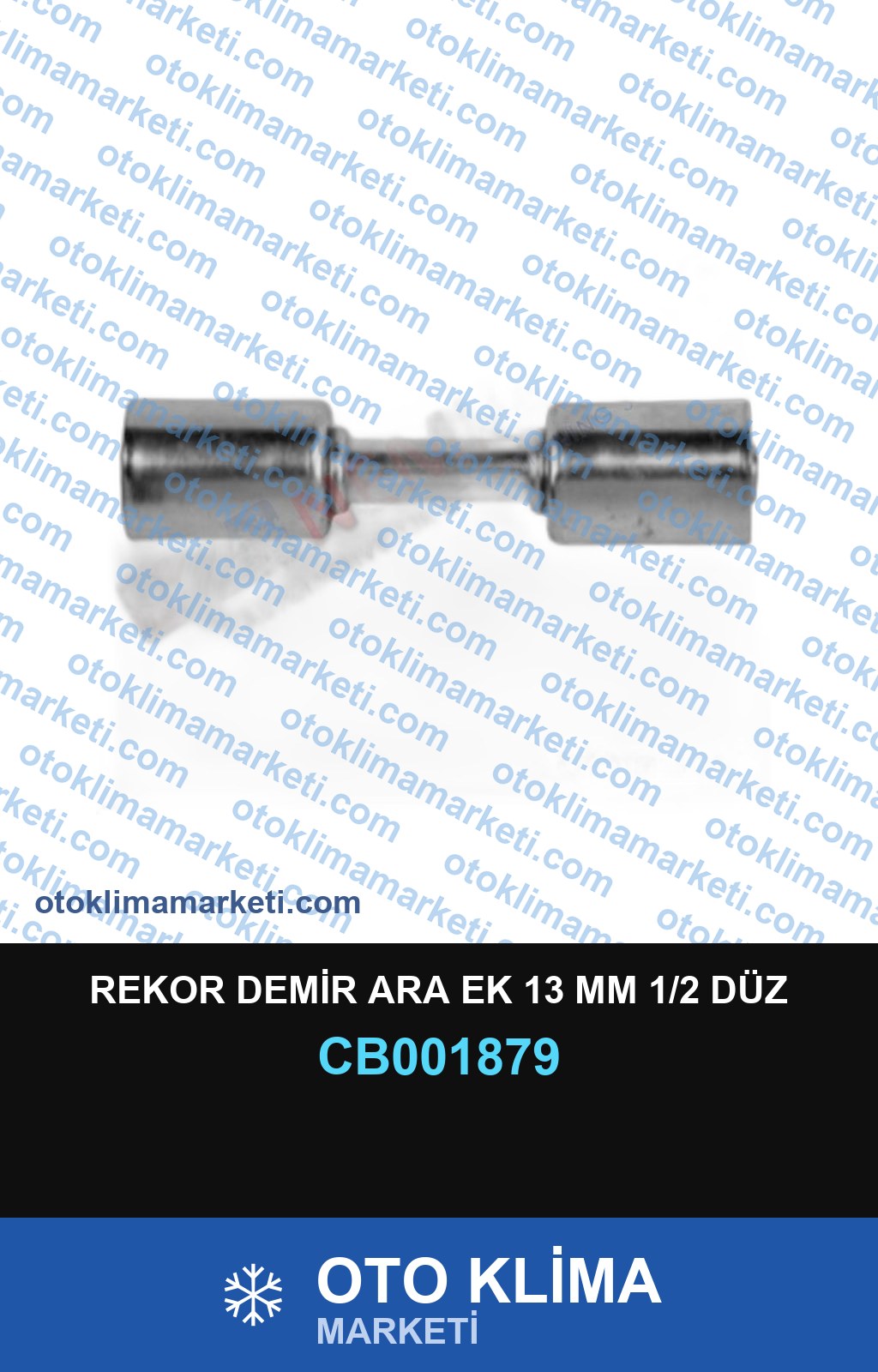 REKOR DEMİR ARA EK 13 MM 1/2 DÜZ