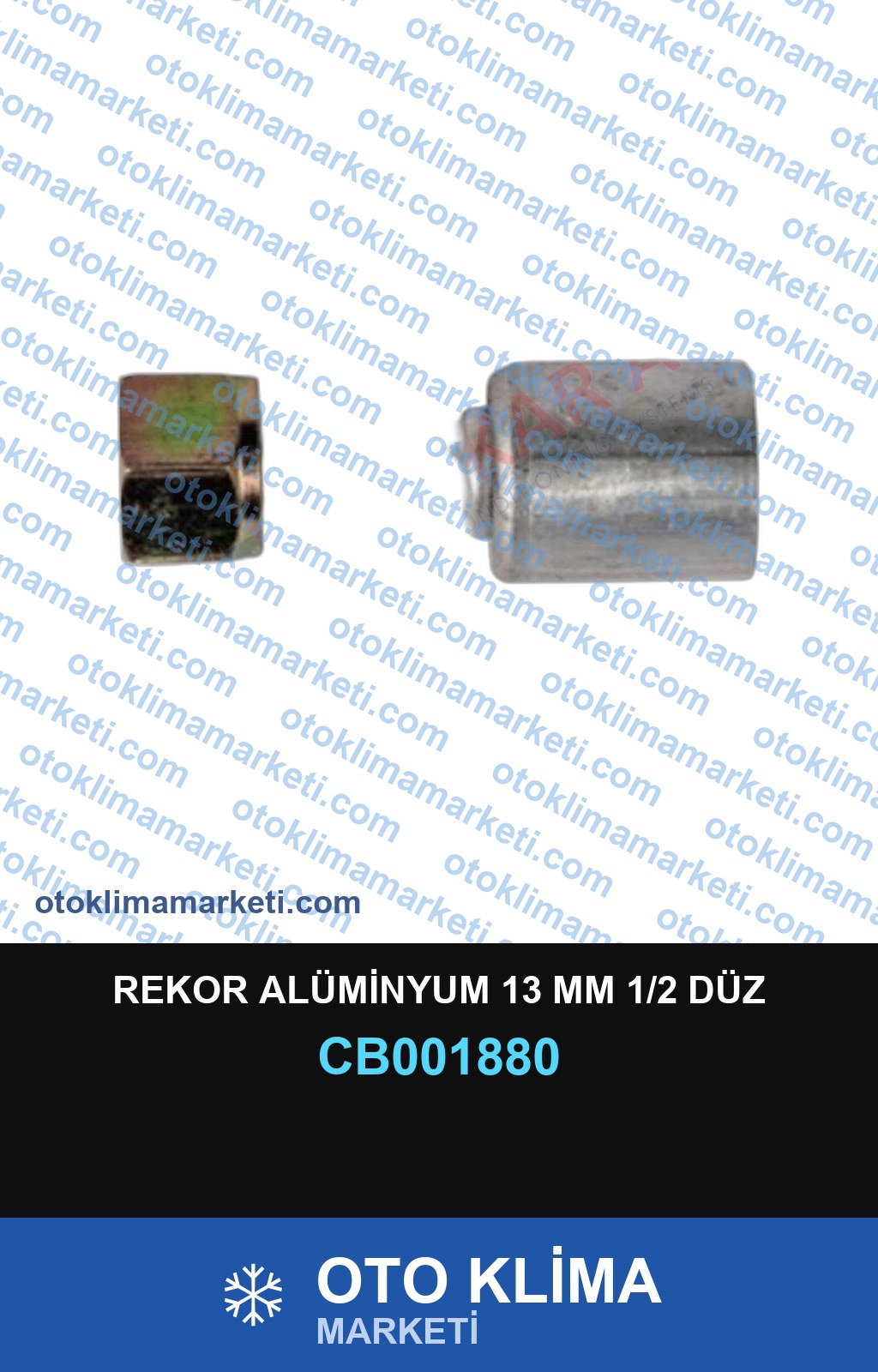 REKOR ALÜMİNYUM 13 MM 1/2 DÜZ