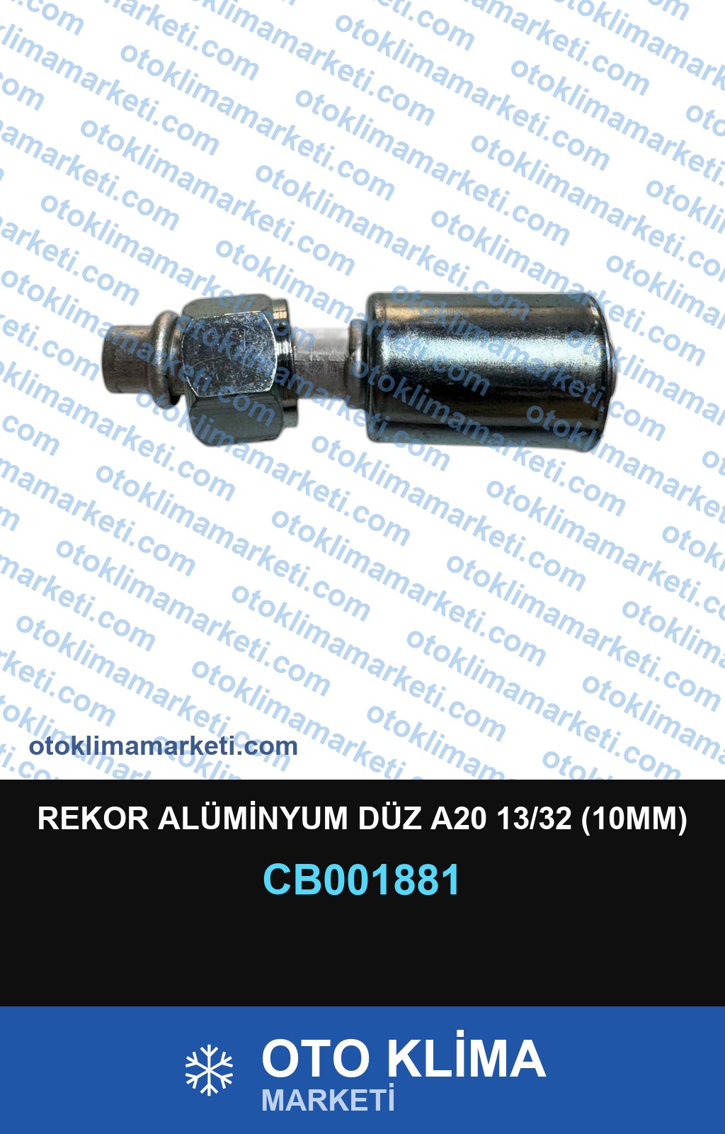 REKOR ALÜMİNYUM DÜZ A20 13/32 (10MM)