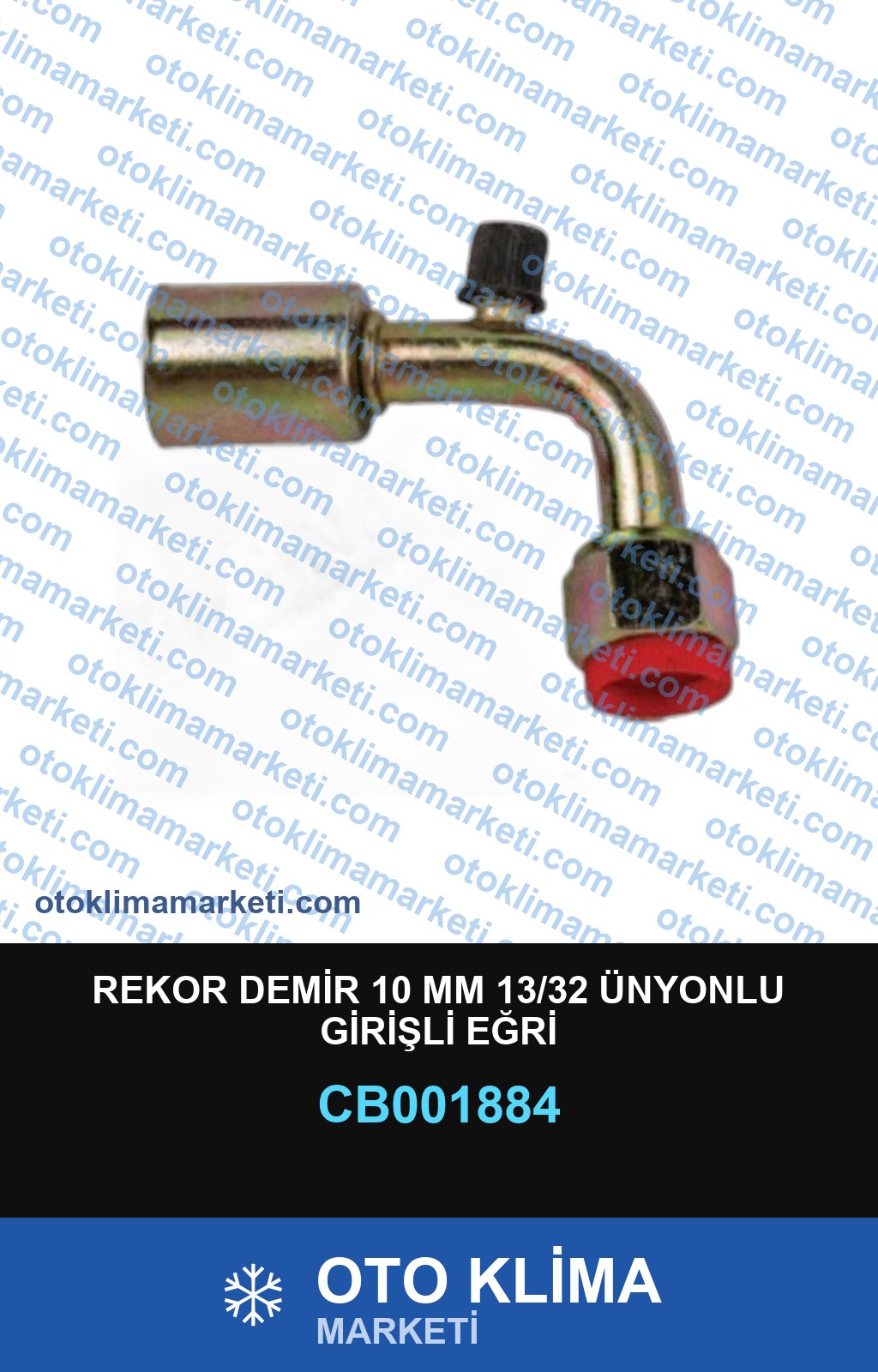 REKOR DEMİR 10 MM 13/32 ÜNYONLU GİRİŞLİ EĞRİ