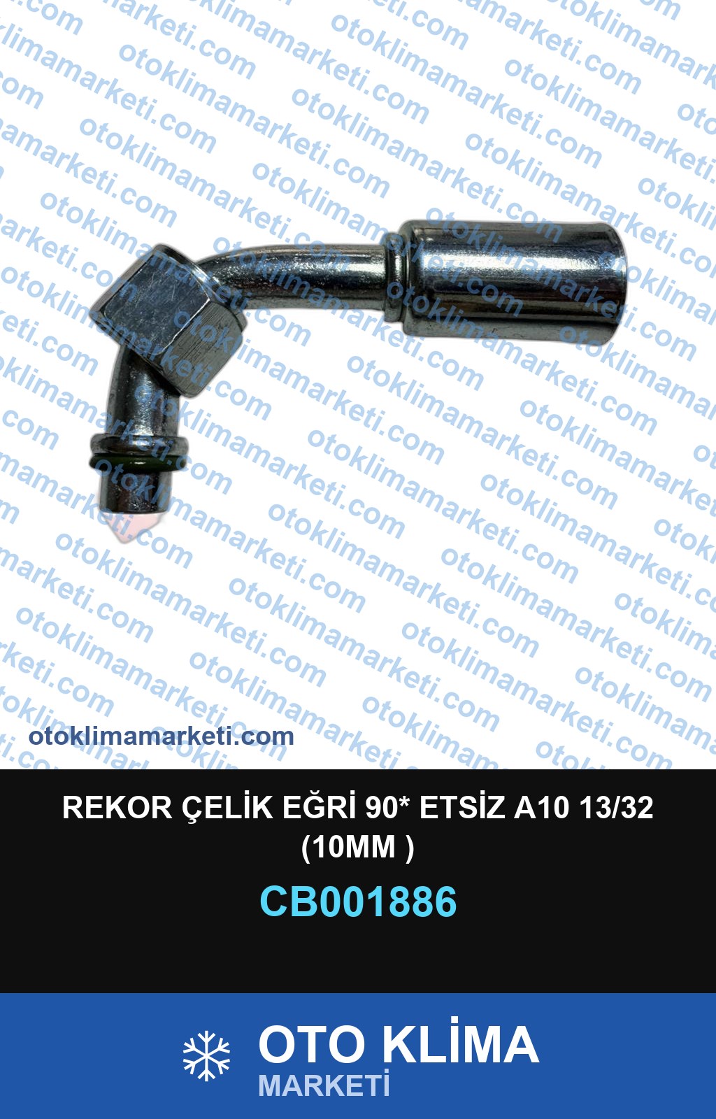 REKOR ÇELİK EĞRİ 90* ETSİZ A10 13/32 (10MM )
