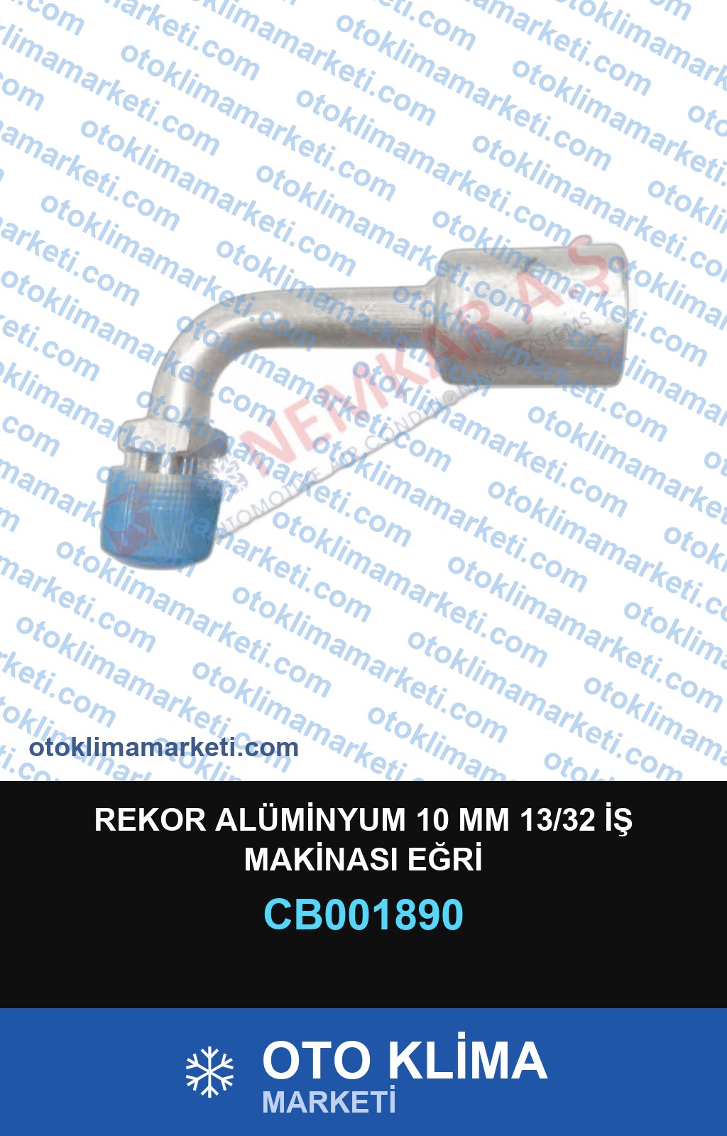 REKOR ALÜMİNYUM 10 MM 13/32 İŞ MAKİNASI EĞRİ