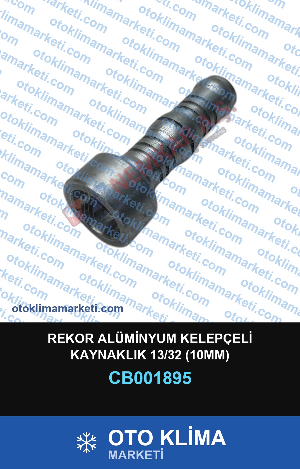REKOR ALÜMİNYUM KELEPÇELİ KAYNAKLIK 13/32 (10MM)