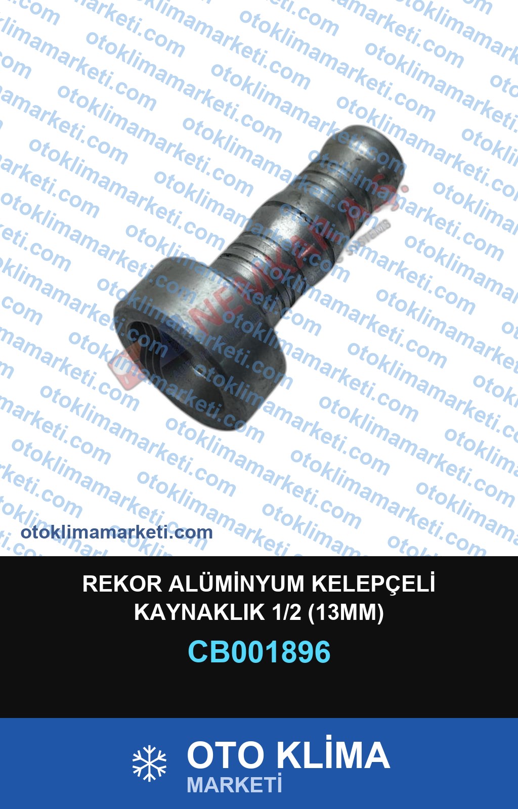 REKOR ALÜMİNYUM KELEPÇELİ KAYNAKLIK 1/2 (13MM)