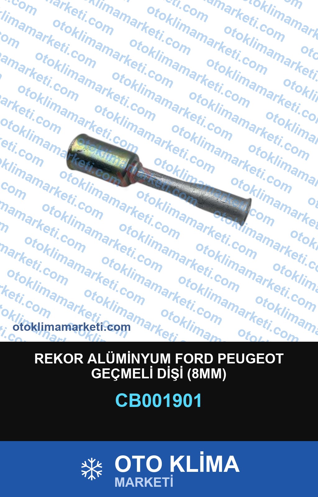 REKOR ALÜMİNYUM FORD PEUGEOT GEÇMELİ DİŞİ (8MM)
