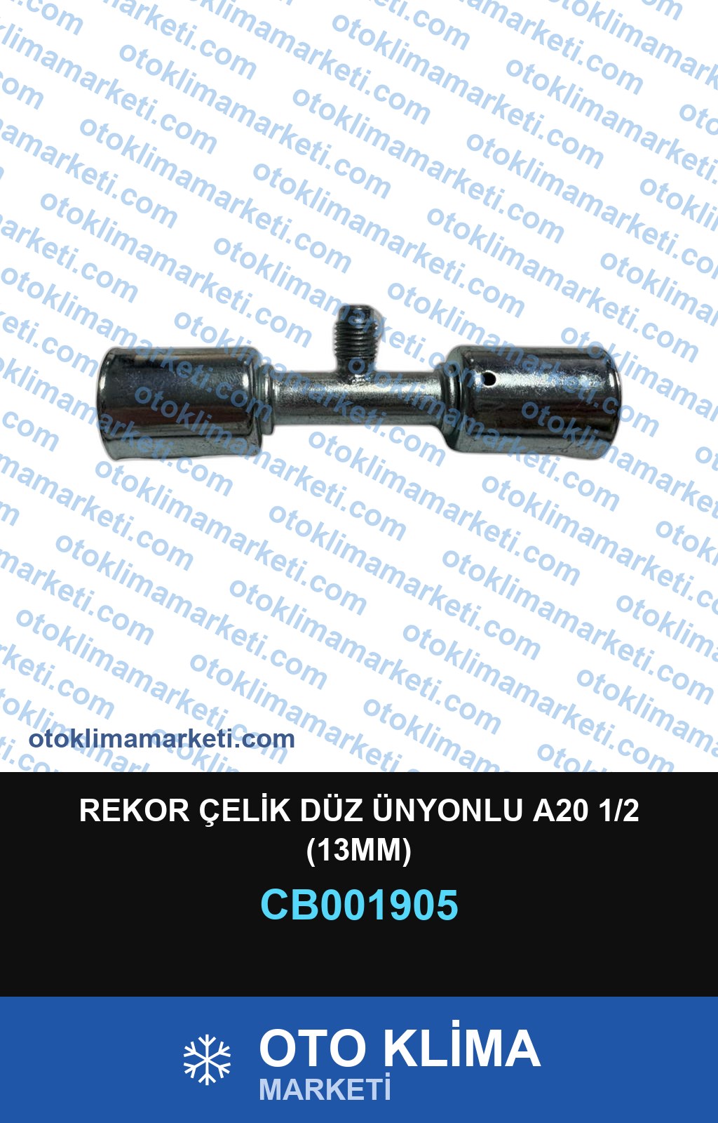REKOR ÇELİK DÜZ ÜNYONLU A20 1/2 (13MM)