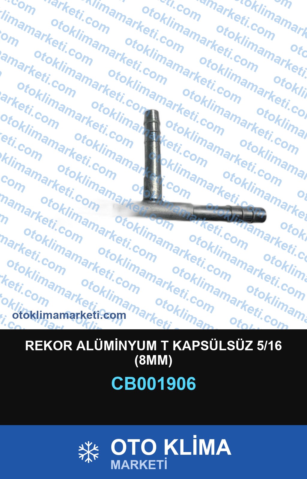 REKOR ALÜMİNYUM T KAPSÜLSÜZ 5/16 (8MM)