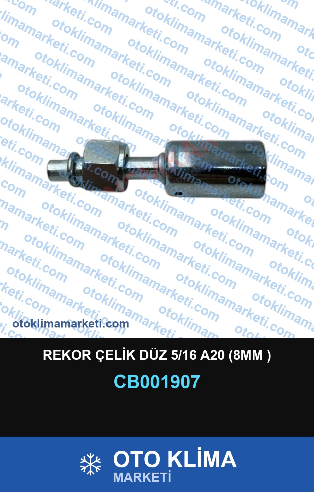 REKOR ÇELİK DÜZ 5/16 A20 (8MM )