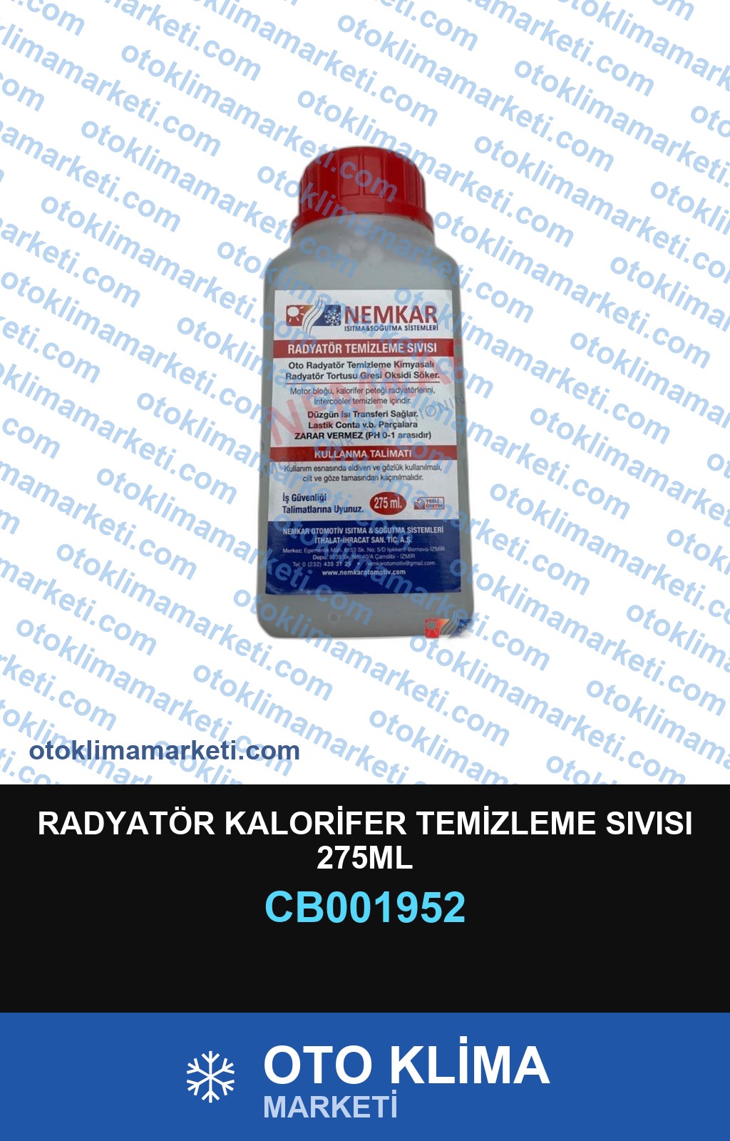 RADYATÖR KALORİFER TEMİZLEME SIVISI 275ML