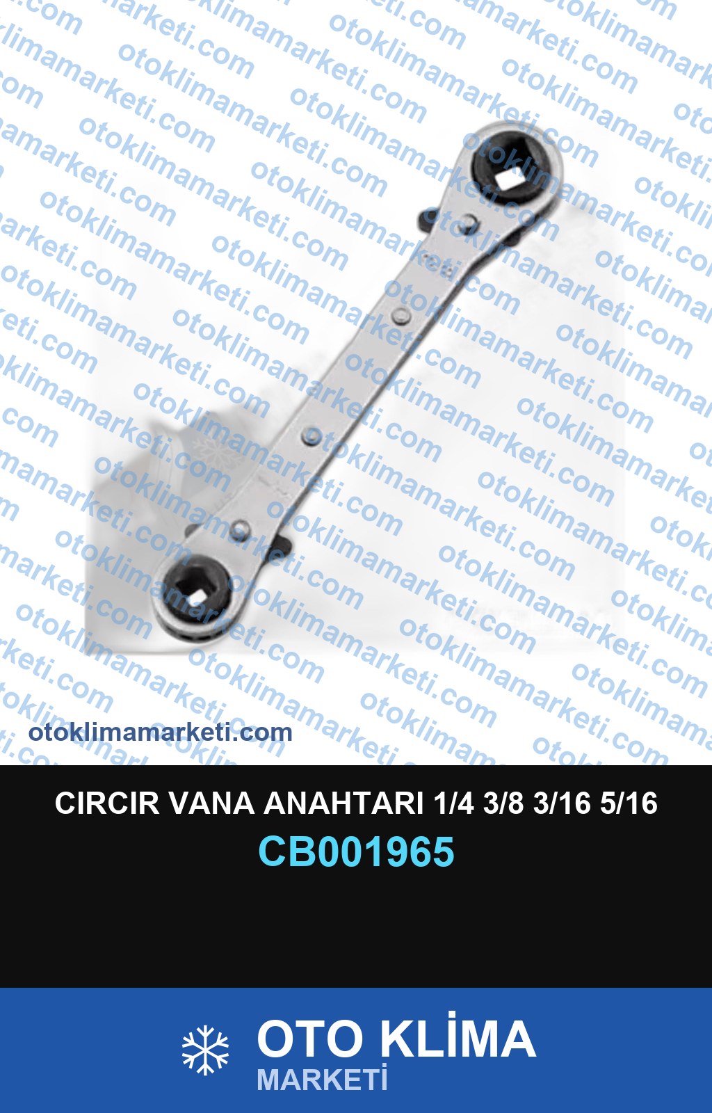 CIRCIR VANA ANAHTARI 1/4 3/8 3/16 5/16