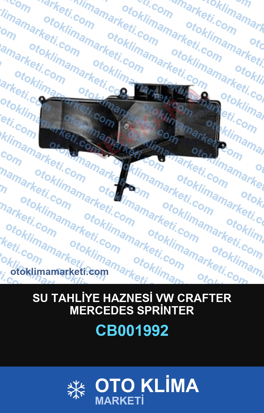 SU TAHLİYE HAZNESİ VW CRAFTER MERCEDES SPRİNTER