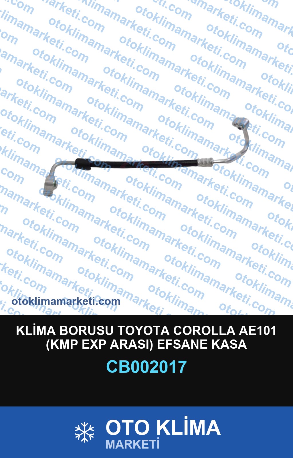 KLİMA BORUSU TOYOTA COROLLA AE101 (KMP EXP ARASI) EFSANE KASA