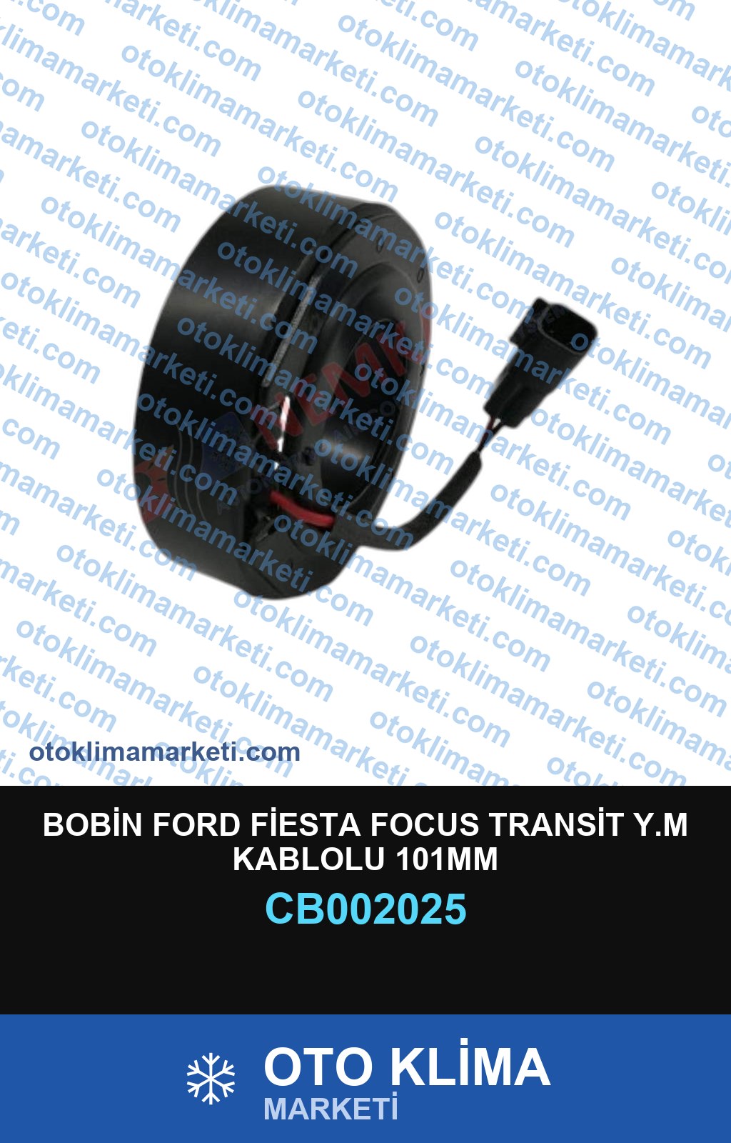 BOBİN FORD FİESTA FOCUS TRANSİT Y.M KABLOLU 101MM