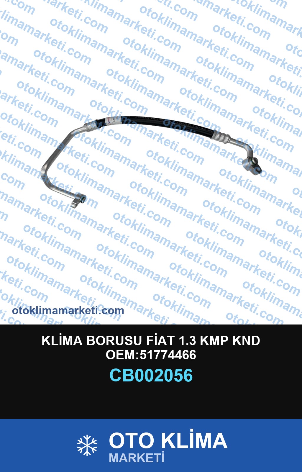 KLİMA BORUSU FİAT 1.3 KMP KND OEM:51774466