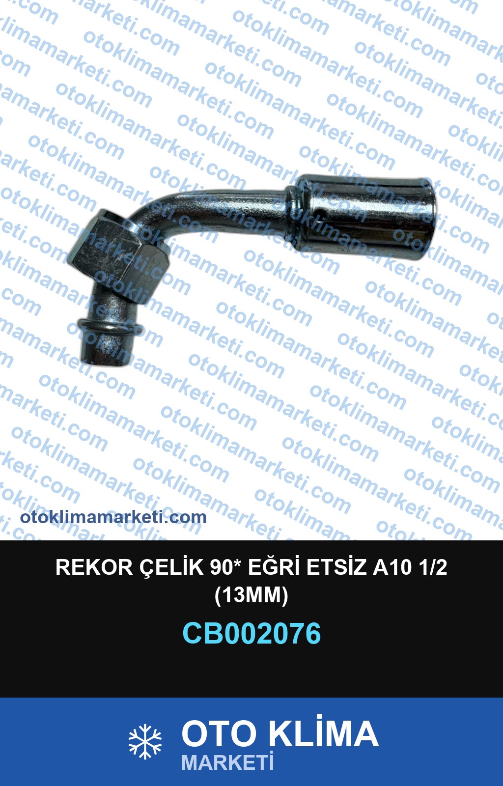 REKOR ÇELİK 90* EĞRİ ETSİZ A10 1/2 (13MM)